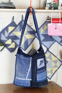 Shopper aus Jeansstoff